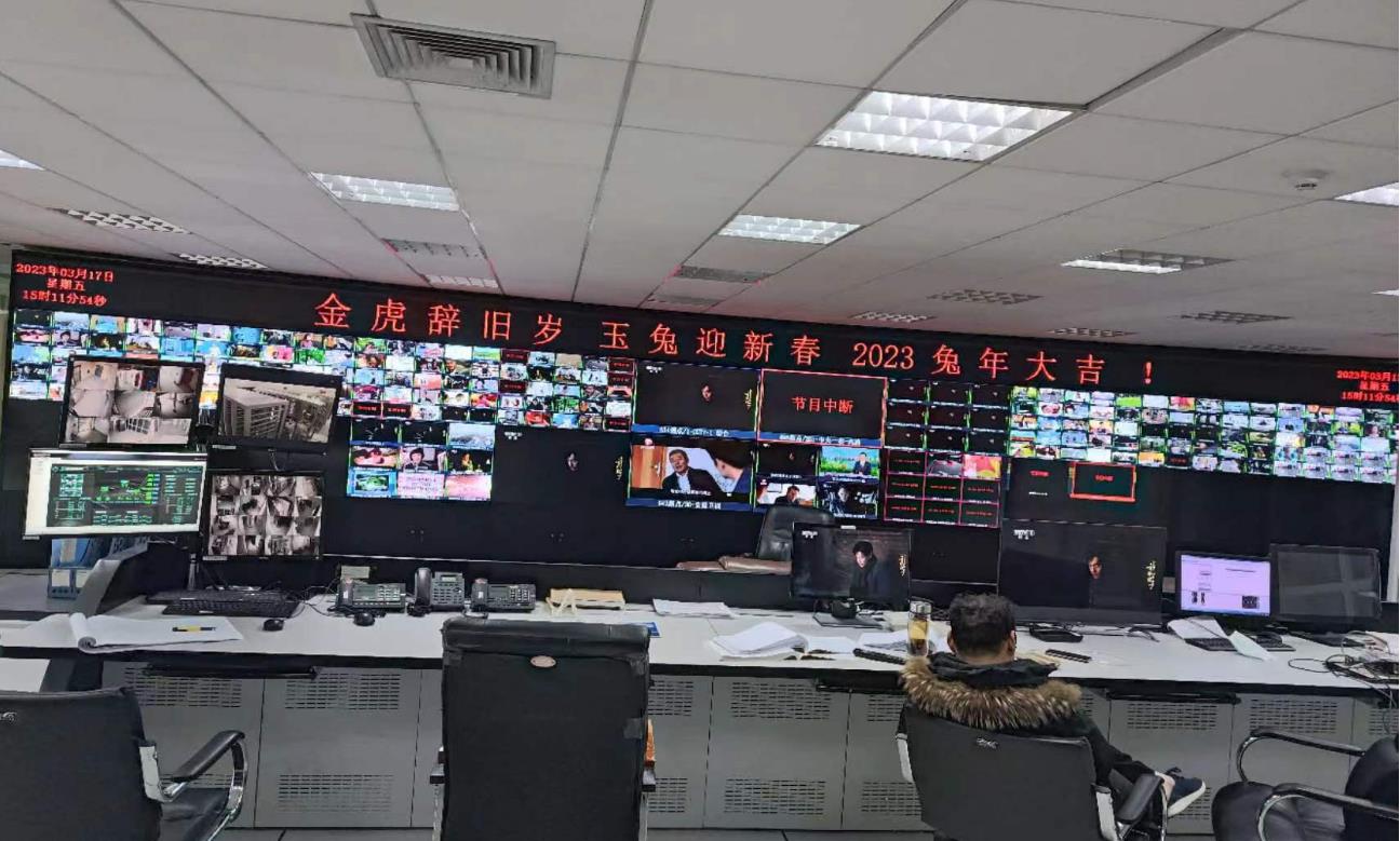 中广有线蚌埠分公司卫星天线安装及抗5G干扰解决 高频头滤波器安装调试
