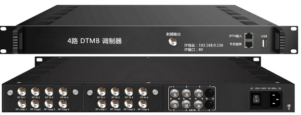 3345M 4路DTMB调制器（8Tuner+6ASI+4DTMB调制）