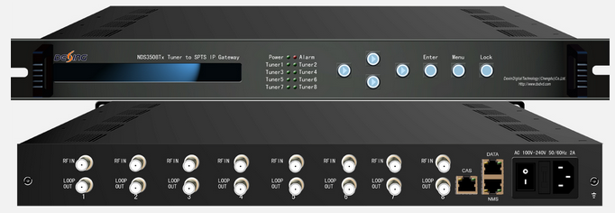 NDS3508Tx Tuner 输入千兆网关Tx(支持SPTS)
