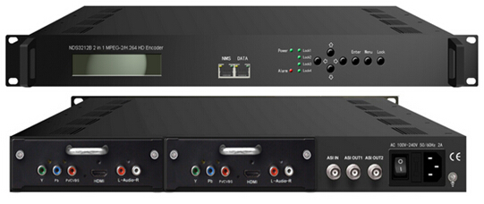 NDS3212B 2合1MPEG-2、MPEG-4 AVC/H.264高清编码器